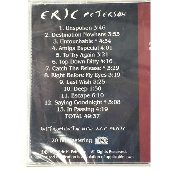 Eric Peterson Waiting for the elements CD 1999 Produced by eric peterson - Picture 4 of 5